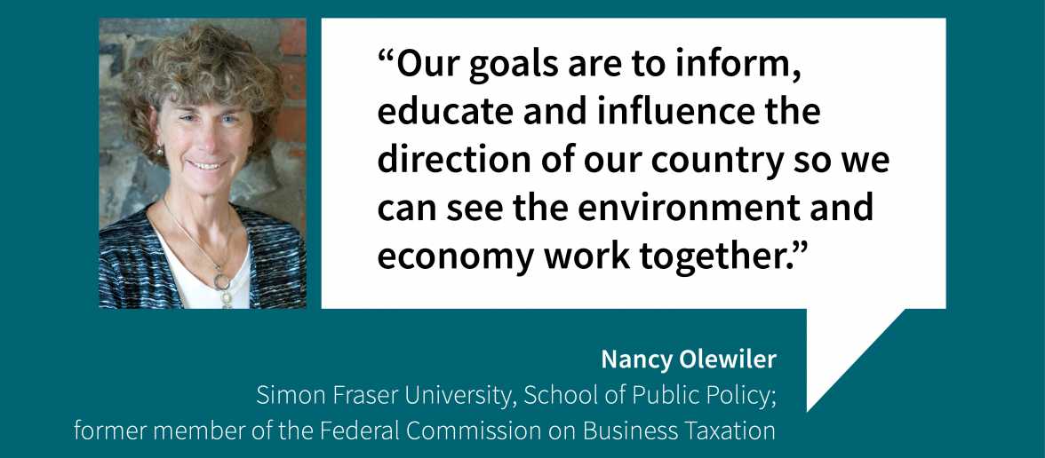 Nancy Olewiler - Ecofiscal Commission - Annual Report