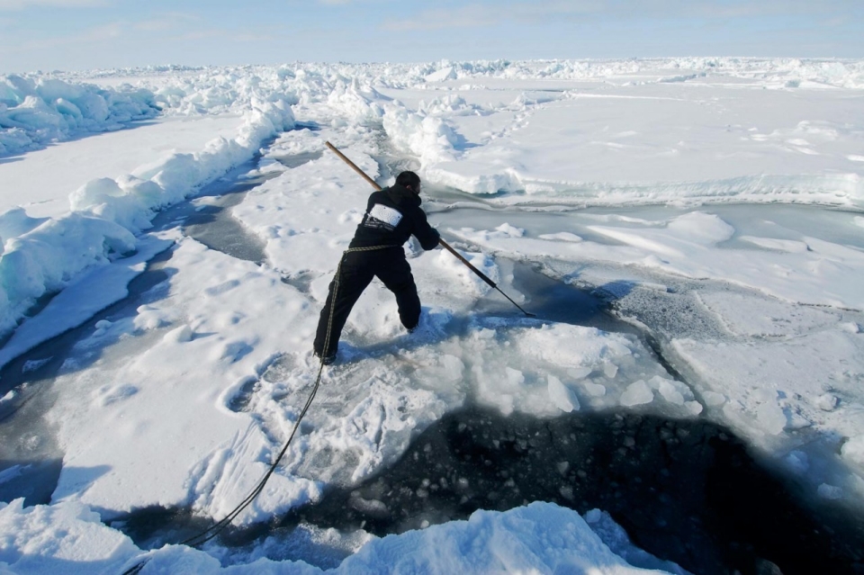 photo of melting ice for carbon pricing in the north blog